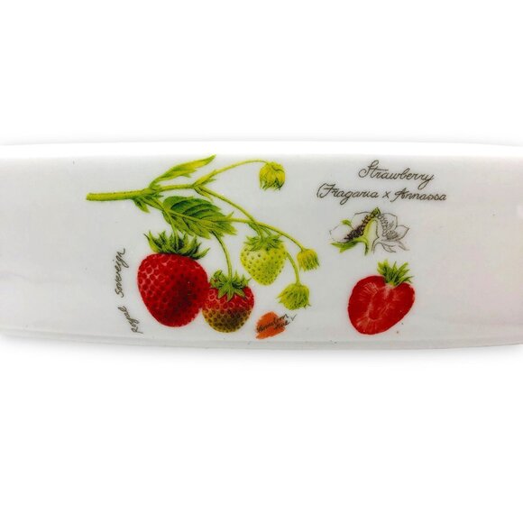Kent Pottery New Fruit Collection Strawberry Baking Au Gratin Dish Cottagecore - Picture 7 of 12
